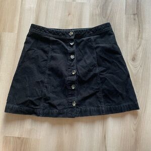 DIVIDED velvet skirt, size 10